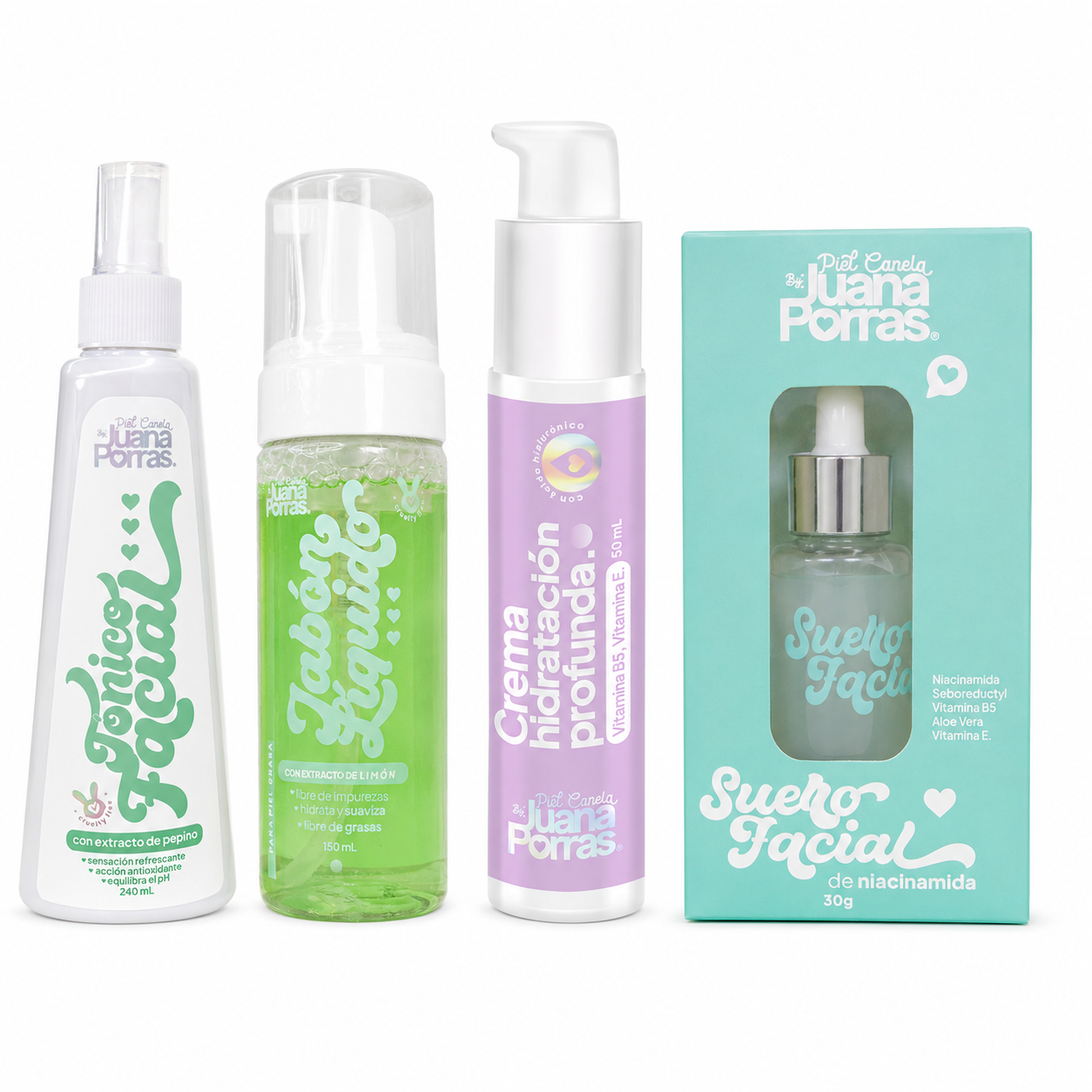 Combo Antiacné + Nutrición Facial + PAPEL ARROZ GRATIS