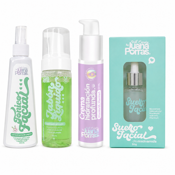 Combo Antiacné + Nutrición Facial + PAPEL ARROZ GRATIS